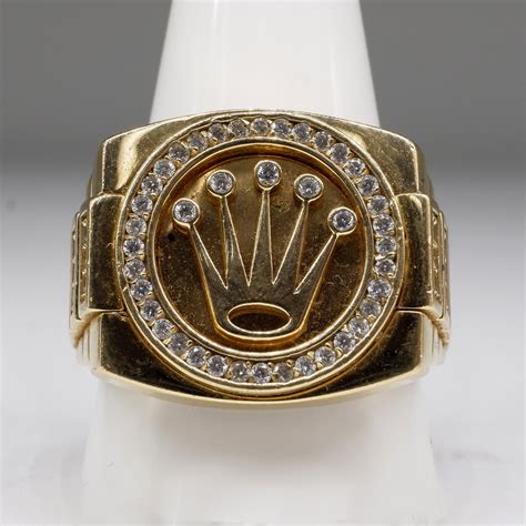 rolex ring gold original|rolex gold ring price.